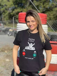 T-shirt "Karting Is Calling" Go Kart Center Black