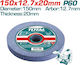 Total Piatră de Șlefuit Φ-150 x 12.7 x 20mm 60 grit Tgb15015 Tac1506027
