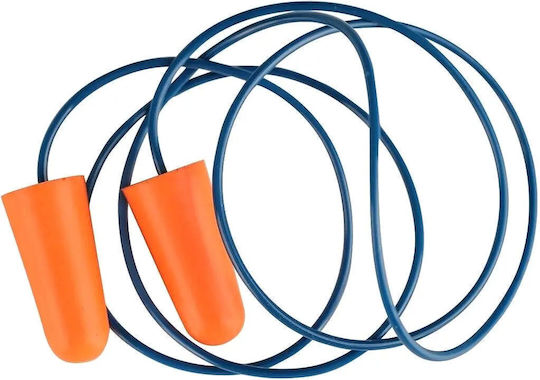 Canis Safety Ohrstöpsel Mit Sicherheitsband in Orangen Farbe 4410-095-200-03 2 Stück