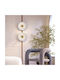 Zambelis Lights Lamp Wall with Integrated LED and Warm White Light Transparent