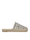 Flat Mules in Beige Color