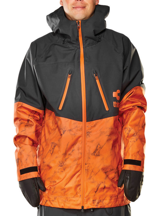 Thirty two I-004631-72 Ανδρικό Μπουφάν για Σκι & Snowboard Μαύρο