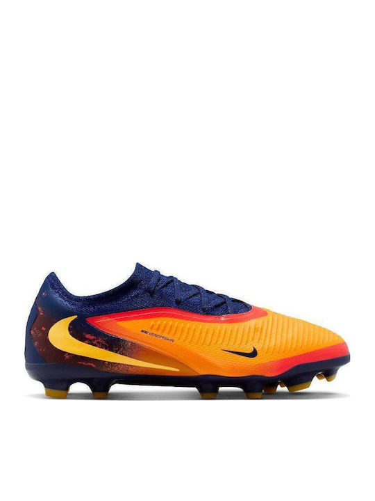 Phantom 6 Low Pro Erling Haaland MG HQ2047 800 Kids Soccer Cleats Molded Laser Orange Blue Void Lemon Venom