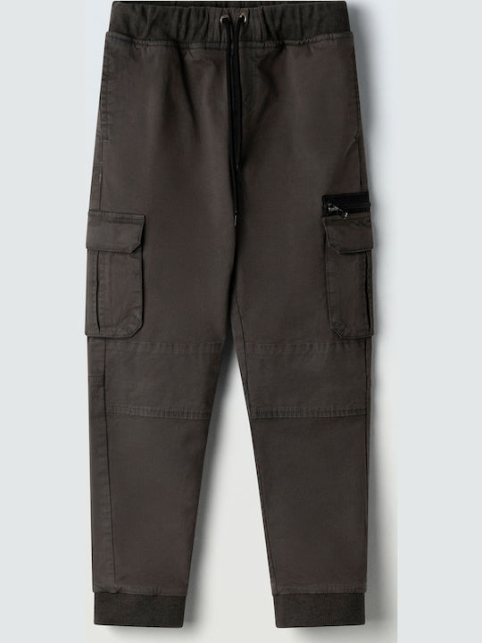 Pantaloni Cargo din Material Textil pentru Copii Verde