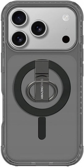 AmazingThing Titan Pro Grip Ring Back Cover Negru (iPhone 17 Pro)