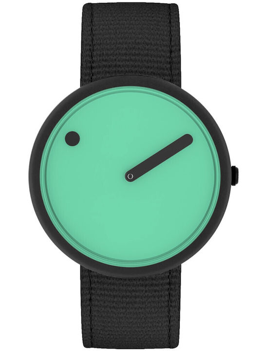 Picto Men's Watch 40mm Battery with Black Fabric Strap