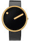 Picto Men's Watch 40mm Battery with Black Leather Strap