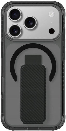 AmazingThing Titan Pro Holder Back Cover Leather Black (iPhone 17 Pro)