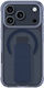 AmazingThing Titan Pro Holder Back Cover Leather Blue (iPhone 17 Pro Max)