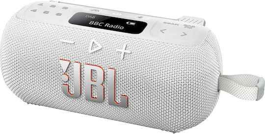 JBL Tuner 3 Αδιάβροχο Ηχείο Bluetooth 7W με Ραδιόφωνο και Διάρκεια Μπαταρίας έως 15 ώρες Λευκό
