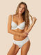Norddiva Set de Lenjerie Sutien cu Brazilia Light Grey