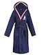 Greenwich Polo Club 3063 Bademantel mit Kapuze Navy 420gr/m²