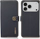 Khazneh Wallet Δερμάτινο Μπλε (iPhone 17 Pro Max)