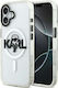Karl Lagerfeld Back Cover Πλαστικό / Σιλικόνης Διάφανο (iPhone 17)