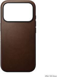 Nomad Modern Back Cover Piele 0.85mm Maro iPhon...