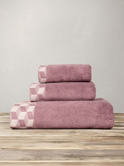 Nima Πετσέτα Σώματος 90x145εκ. Apple Pink Βάρους 600gr/m²