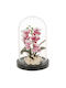 Decorative Dome Pink Flower Pebbles 11.5x18cm
