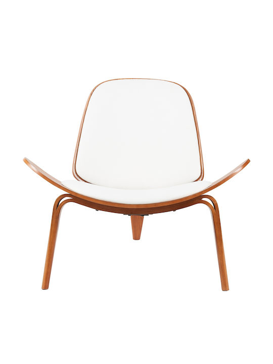 Thalor Wooden White Dining Chair