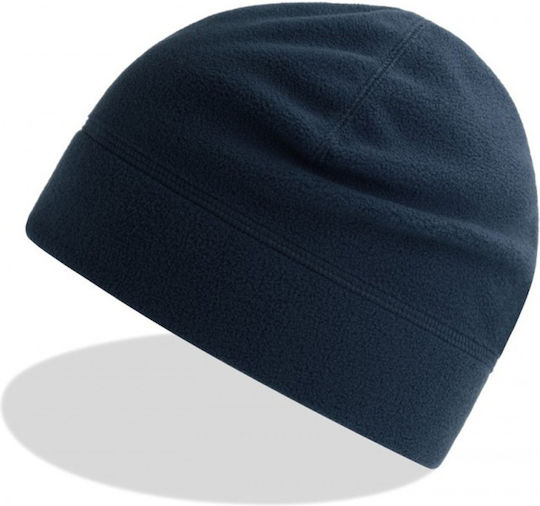 Beanie Unisex Fleece Beanie Gestrickt in Marineblau Farbe