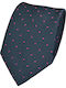 Makis Tselios Fashion Men's Tie Silk Printed in Blue Color