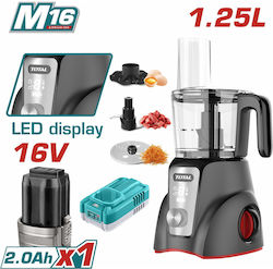 Total Multifunctional Food Processor 250W With 1.25lt Bowl And Blender Jug Total Multifunctional Food Processor 250W With 1.25lt Bowl And Blender Jug