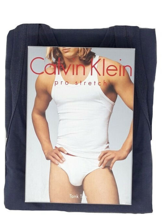 Calvin Klein Мъжка Безръкава Фланелка Антрацит