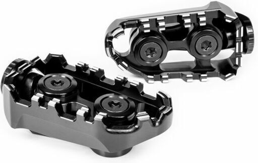 Gilles Picior de picior Μοτοσυκλέτας în Culoare Black RGK-960-UF35-SET-B