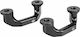 Gilles Motorcycle Footpeg Protectors Black