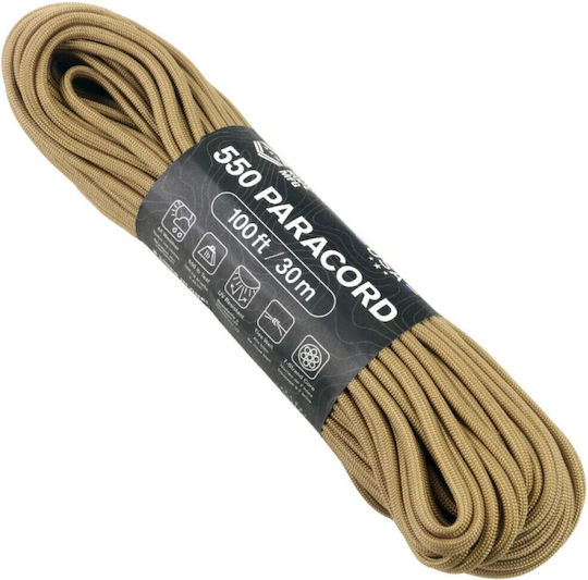 Atwood Ropes Mfg Αρτάνη 550 Paracord 100 Ft Ταν