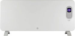 Конвектор Подов 2000W с Електронен Термостат и WiFi 92x43см Бял Конвектор Подов 2000W с Електронен Термостат и WiFi 92x43см Бял