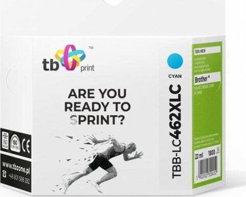 TB Print Compatible Toner for Laser Printer Brother TBB-LC462XLC Cyan