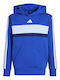 Kinder-Sweatshirt mit Kapuze und Taschen Blue
