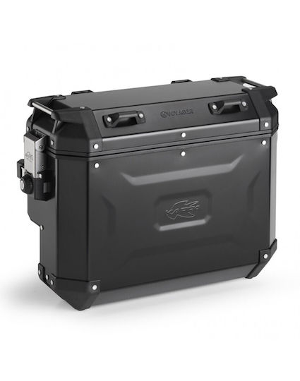 Kappa Moto Aluminium Motorcycle Hard Side Case Right 33lt in Black Colour