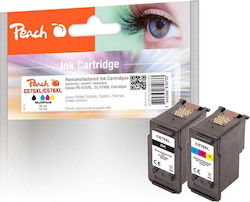 Peach PI100-483 Συμβατό Πακέτο Canon PG-575XL/CL-576XL Πολλαπλό (Color)