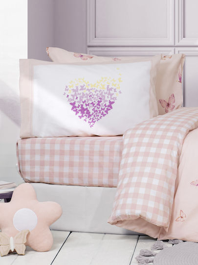Nima Kids Cotton Pillowcase 52x72cm Pink