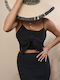 NISAN TRIKO Feminin Echipat de Plajă Black