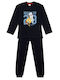 Minerva Kids' Pajamas Blue Marine Cartoon Mix