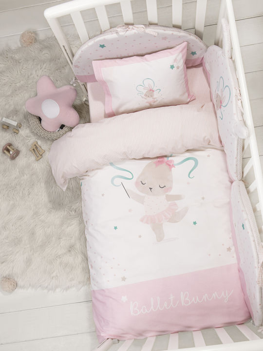 Nima Bunny Комплект Бебешки Чаршафи За Количка ...
