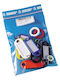 Μπρελόκ Wedo Key Rings Identification Rings In Assortment Pack