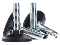 Rittal Nivellierfuss M12 Verstellhöhe 18-43mm 4 Stück Zubehör für Rack-Schränke