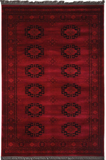 Royal Carpet Afgan 6871 Ръчно изработено Килим Правоъгълена с крошки Бордо