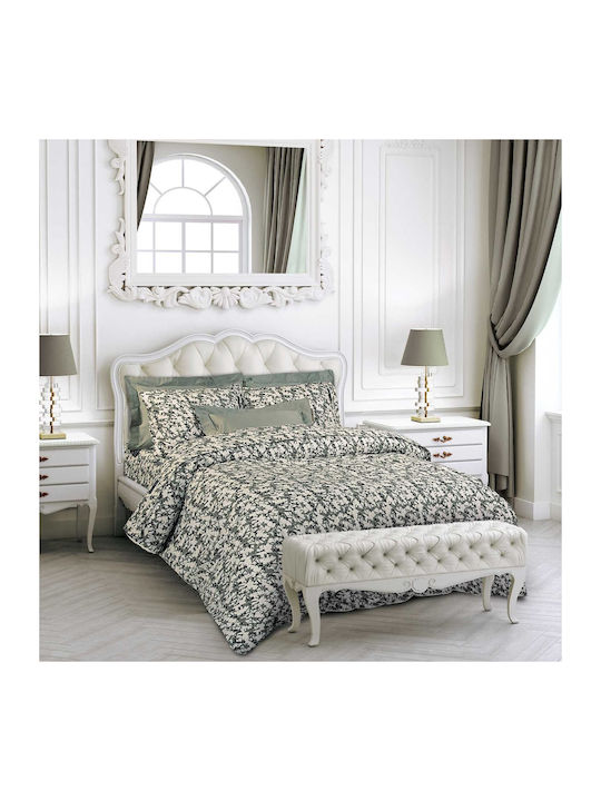 Greenwich Polo Club Duvet Cover Set Cotton Queen with 2 Pillowcases 220x260 Essential Cream, Khaki
