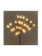 Dekoratives 9 Kleine Zweigstellen Pampas Ecru 27 LED 90cm