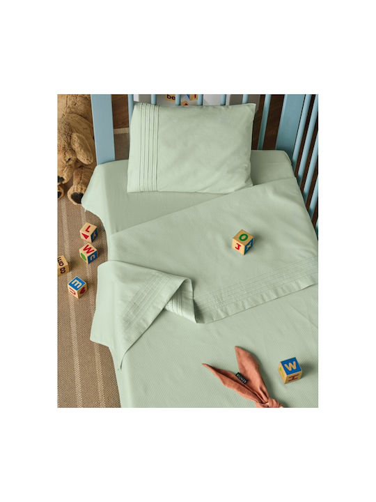 Whisper 10 Σεντόνι Κούνιας Με Πιέτα Σετ 3 Τεμ 2 120x170 + 30x40