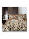 Beauty Home Сет с Калъфки за Възглавници Завивка Двойна 220x240см Alyssia Бежова 12273ПМУД 3 Бройки