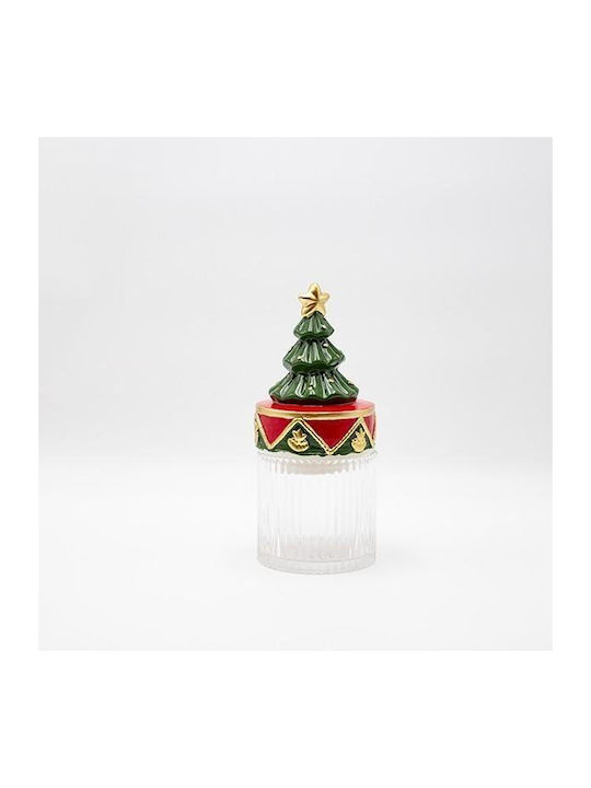 Eurolamp Weihnachtliche Keksdose Keramik Grün L...