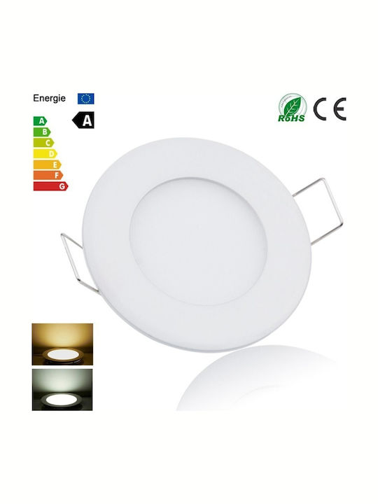 Budget LED Panel 15W με Φυσικό Λευκό Φως 4000K