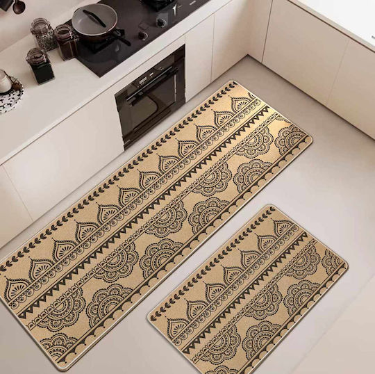 Hu-322 Kitchen Mat Runner with Anti-slip Underlay Chu-322 60x120εκ.