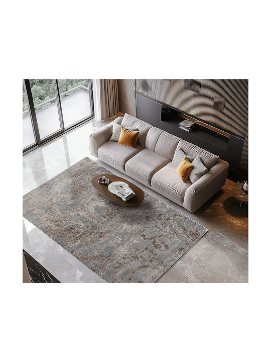 Beauty Home Home Σετ Μοντέρνα Χαλιά Κρεβατοκάμαρας Μπεζ, Γκρι 9441-ΣΕΤ 3τμχ