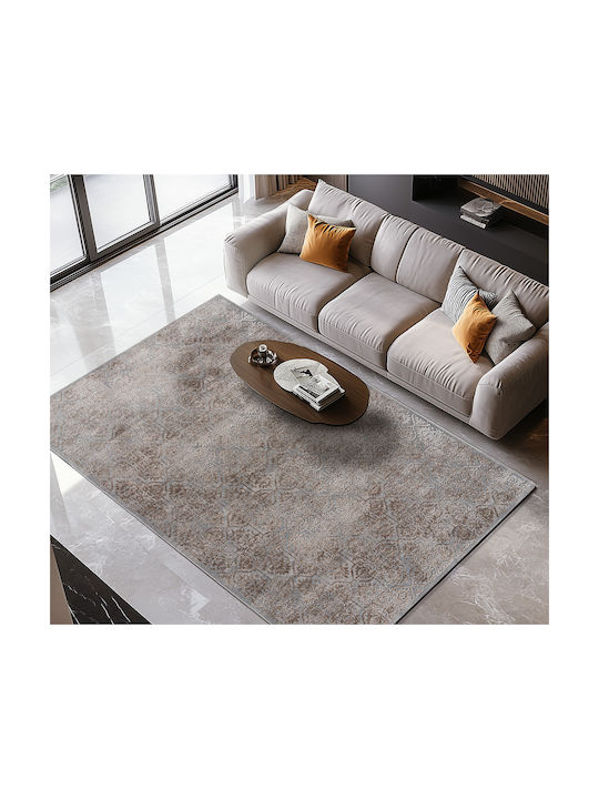 Beauty Home Home Σετ Μοντέρνα Χαλιά Κρεβατοκάμαρας Μπεζ, Γκρι 9440-ΣΕΤ 3τμχ